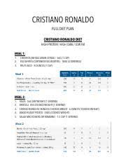 cristiano ronaldo t plan pdf