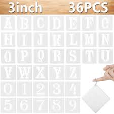 Alphabet Letter Stencils 36pcs Reusable