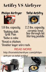 philips airfryer vs tefal actifry
