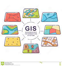 GIS Konzept-Daten-Schichten Für Infographic Vektor Abbildung - Illustration  von datenbank, informationen: 81594896