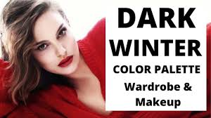 dark winter color palette for wardrobe