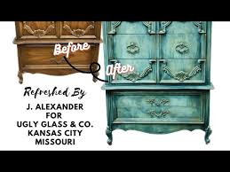 watercolor washed tall dresser you