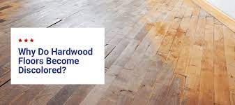 hardwood floor discoloration