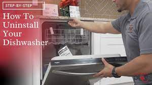 How To Uninstall Your Dishwasher - Step by Step - YouTube