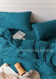 Blue Series Velvet Bedding Sets Teal