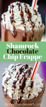 shamrock chocolate chip frappe