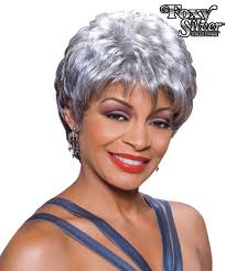 Foxy Silver Synthetic Full Wig Diane