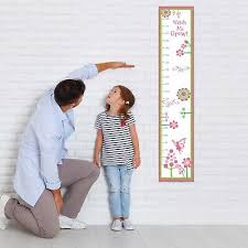 Personalised Canvas Measure Height Growth Chart Fairy Baby