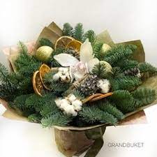 Новогодний букет • Доставка букетов в Санкт-Петербурге