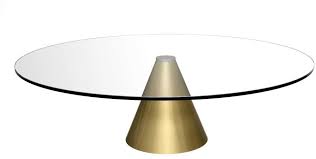Naughtone trace circular coffee table. Oscar Large Circular Coffee Table Glass Or Marble With Cone Base Coffee Tables