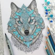 Et bien d'autres pays utilisaient les mandalas d'une façon bénéfique. Art Featuring Page On Instagram Mandala Wolf By Vvvenla Art Arts Help Mandala Wolf Drawings Art Drawings