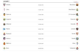 spanish fa changes the schedule of the