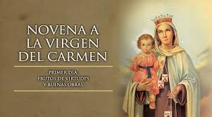 Primer día de la novena a la Virgen del Carmen 2022