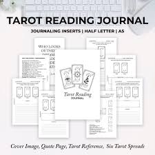 tarot reading journal printable pdf