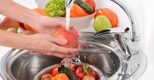 how to wash fruits vegetables