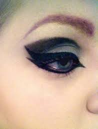 gothic wings makeup a winged eye look