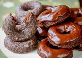 baked chocolate doughnuts saving room