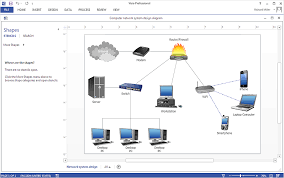 how to create visio network diagram