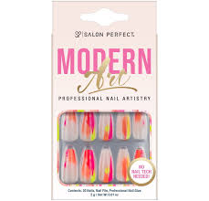 salon perfect modern art press on nail