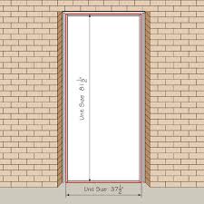 how to measure your front entry door