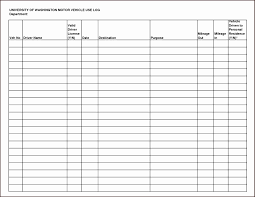 Ifta Trip Sheet Template Along With 50 Best Real Estate Mileage Log