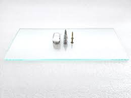 Faux Glass Floating Shelf Clear Acrylic