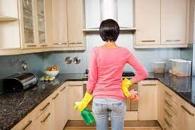how to deep clean kitchen cabinets and