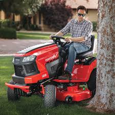 When you are done, press the blade engagement button again to retract the blades before driving the vehicle back to your garage. T240 46 In 22 0 Hp Hydrostatic Riding Mower With Turn Tight Cmxgram1130044 Craftsman
