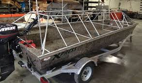 how to build a duck blind for a boat