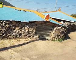 청산도 상서마을 돌담길, AI로 생성