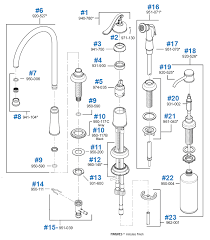 ashfield series kitchen faucet repair parts