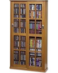 The rebrilliant''s top shelf collection of cabinet dvd racks and cabinet vhs racks are truly fine pieces of furniture. Leslie Dame Mission Multimedia Dvd Cd Storage Cabinet With Sliding Glass Doors Oak Home Audio Theater Electronics Kanakadurgamma Org