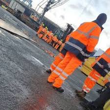 lads walk off site as dock workers and