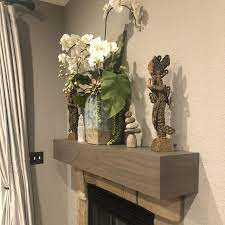 Buy Hand Made Walnut Modern Fireplace