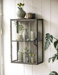 metal and glass wall cabinet pre order