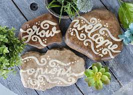 Make Painted Rock Garden Markers The