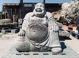 Buy Japanese Budai Stone Hotei Statue