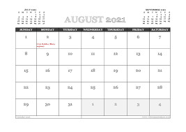 Canada calendars are also available as editable excel spreadsheet calendar and word document calendars. August 2021 Calendar Canada Printable 12 Templates