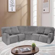 5 Seater L Shape Sectional Recliner