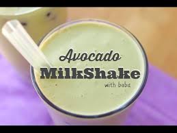 how to make avocado milkshake with boba