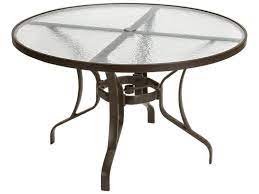 Round Glass Patio Table With Umbrella