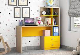 A smaller desk is compact and space saving. Latest 50 Kids Study Table Designs Online In India Wooden Street