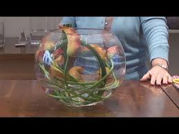 Arrange Flowers In A Fishbowl Vase
