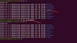 how to remove a directory in linux rm