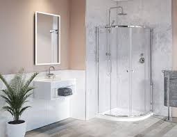 Alina 36 White Corner Shower Stall W