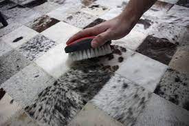 how to clean a leather rug carpets in