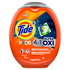 Tide pods are a line of laundry detergent pods produced under the procter & gamble's tide brand name which, like most detergents, can be deadly if ingested. Tide Pods Plus Ultra Oxi 73 Ct Laundry Detergent Pacs Walmart Com Walmart Com