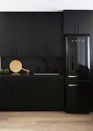25 Edgy And Catchy Black Kitchen