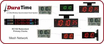 Duratime 2 4 Ghz Synchronized Clock