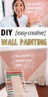 How To Diy Easy Fun Wall Painting
